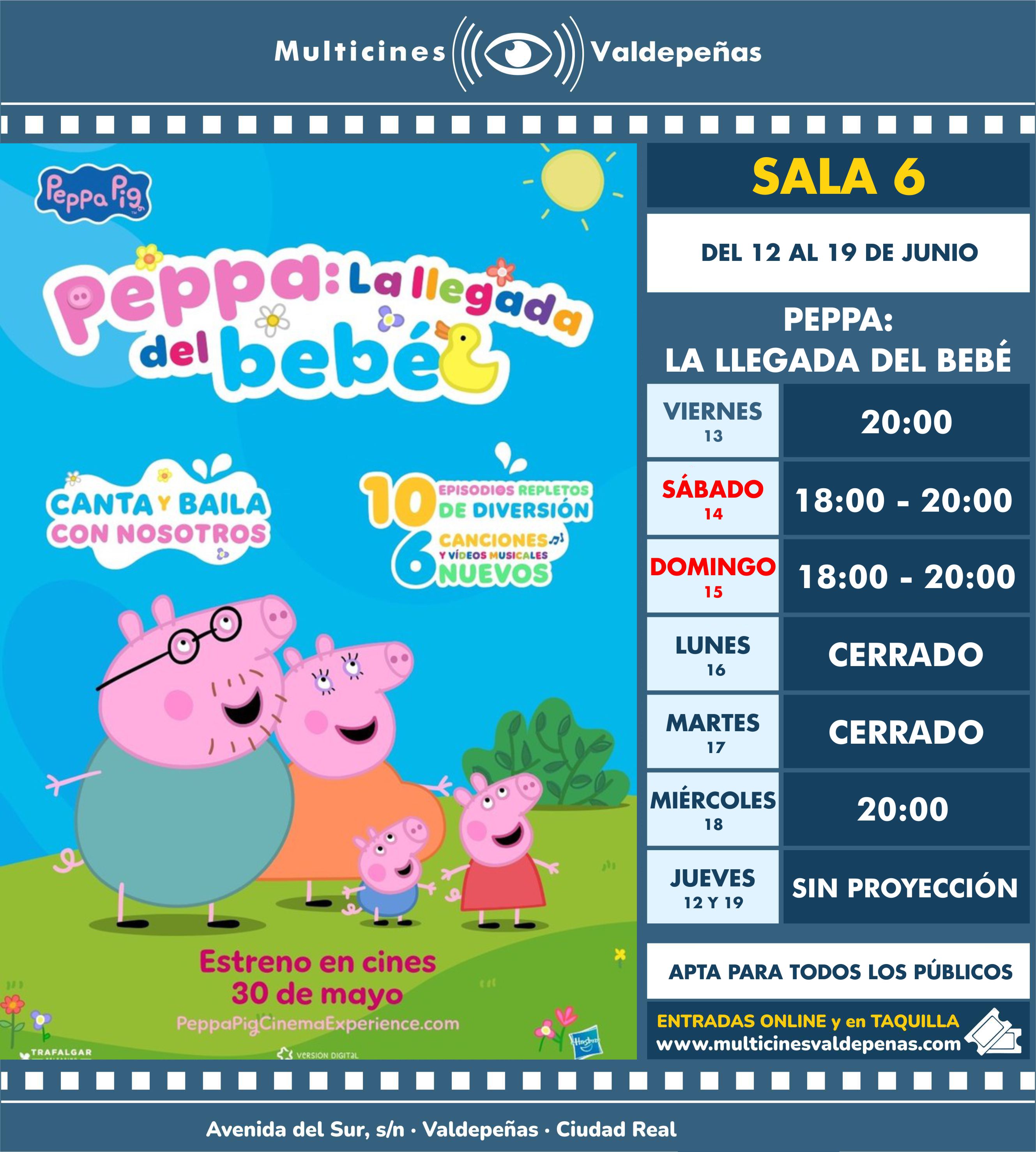 PEPPA: LA LLEGADA DEL BEBÉ